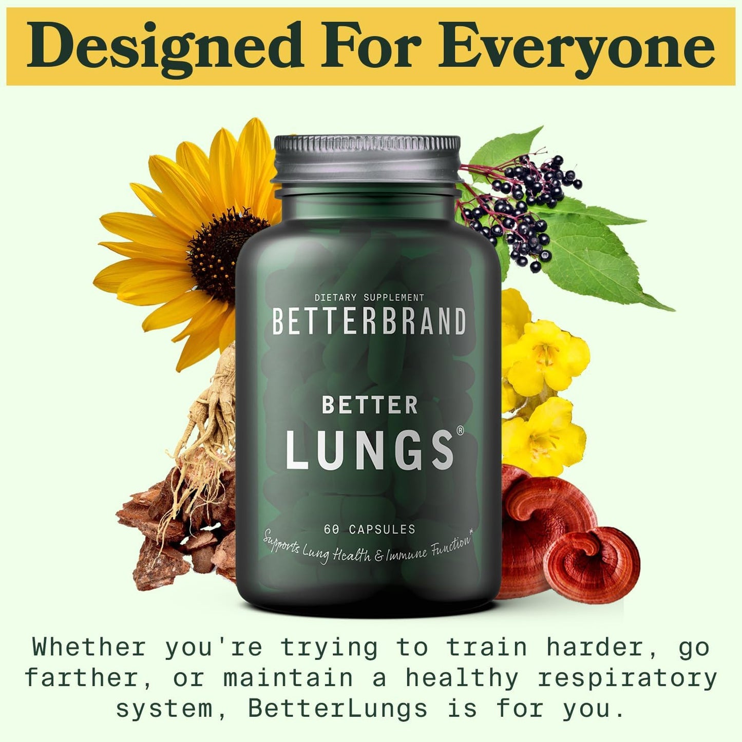 Respiratory Health & Gut Support Bundle - Betterbrand Lung Supplements & Mushroom Gummies for Daily Wellness