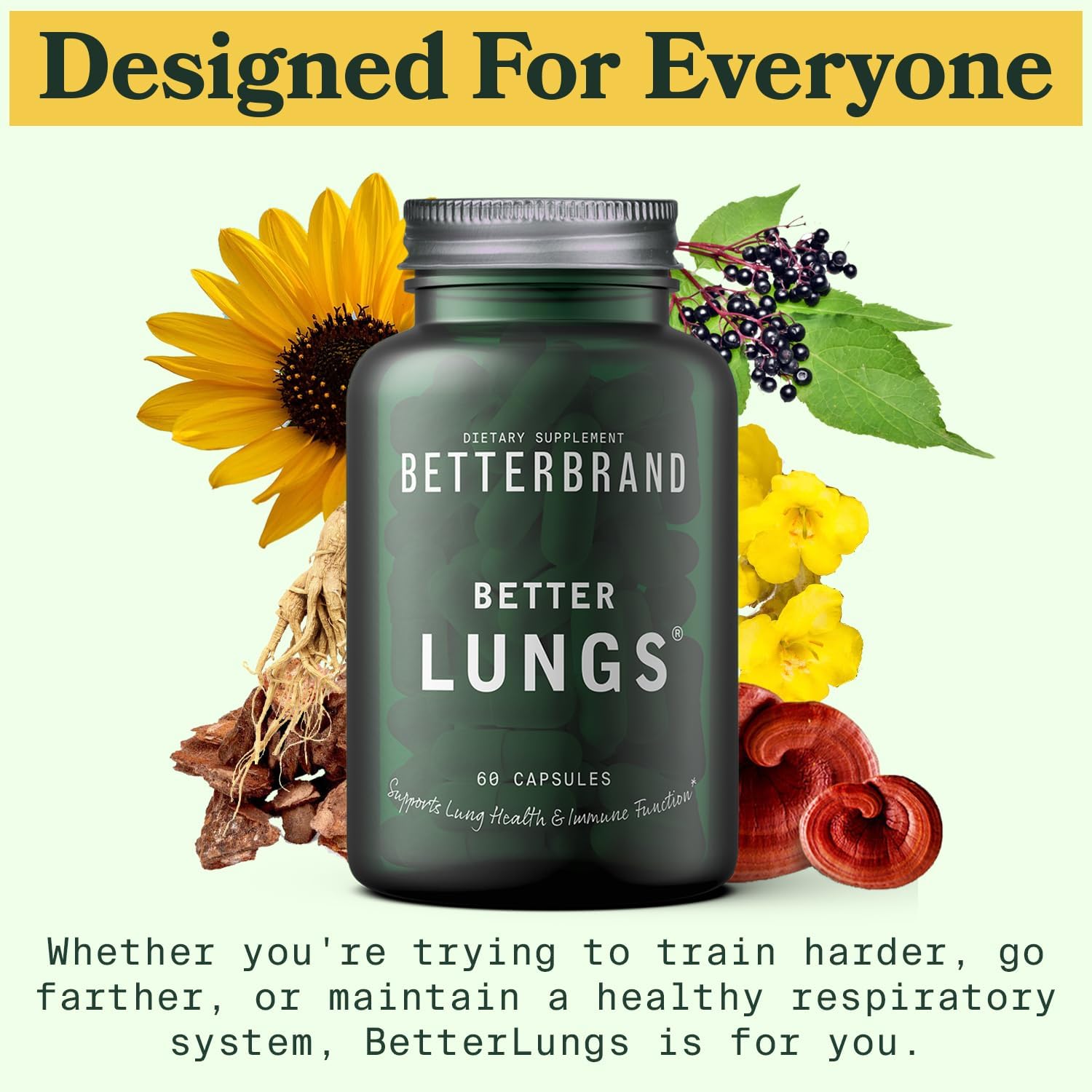 Respiratory Health & Gut Support Bundle - Betterbrand Lung Supplements & Mushroom Gummies for Daily Wellness