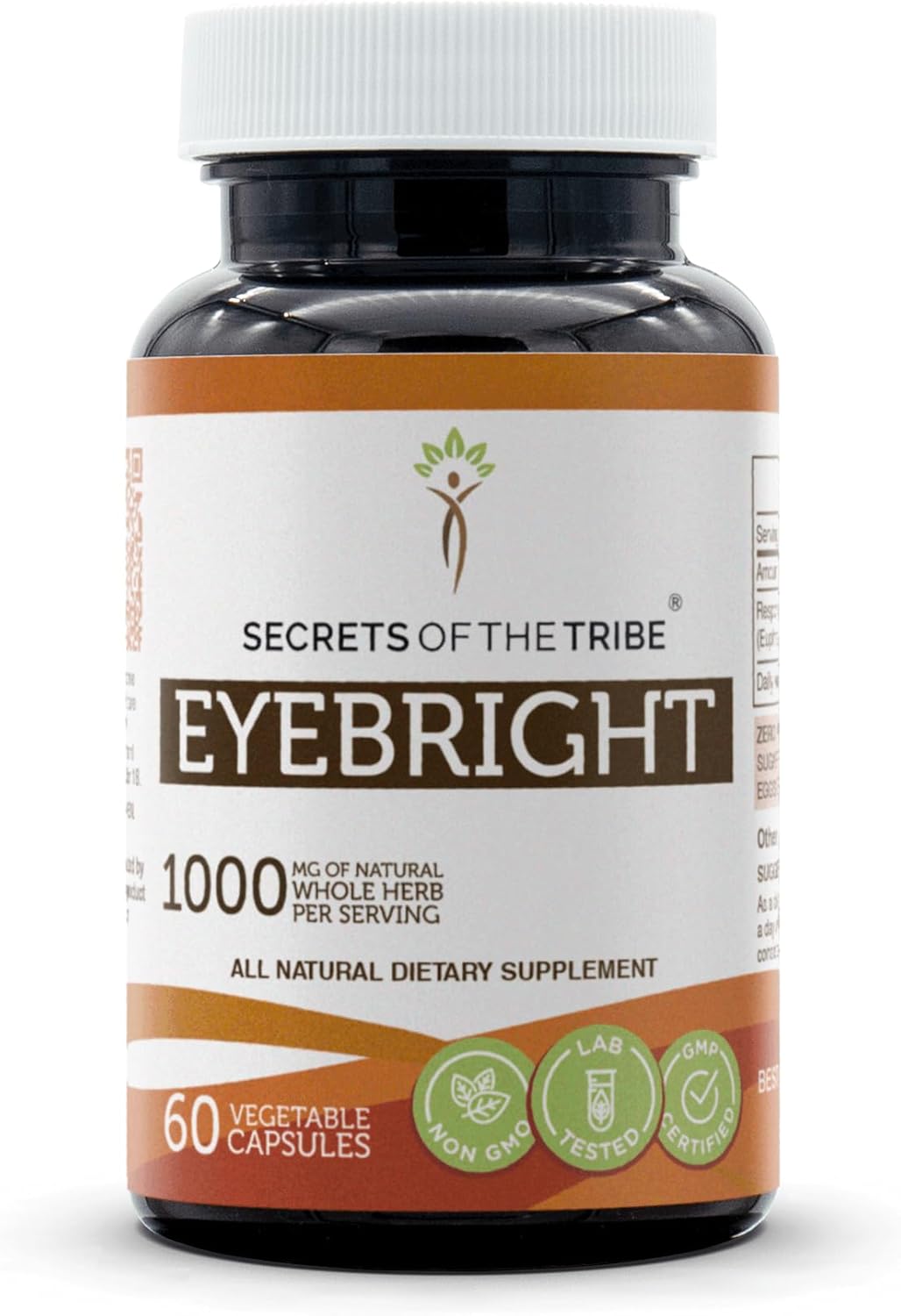 Responsibly Farmed Eyebright 1000mg Capsules by Secrets of the Tribe