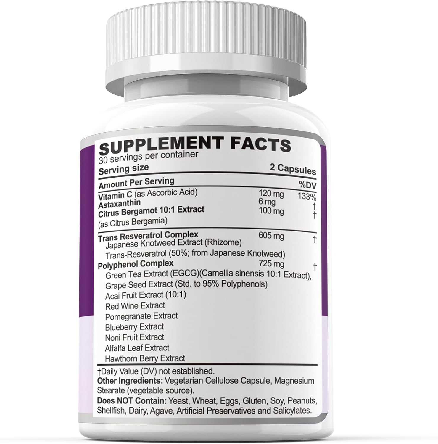 Resveratrol Capsules 2-Pack by Safgumjel - Antioxidant Supplement for Health and Wellness