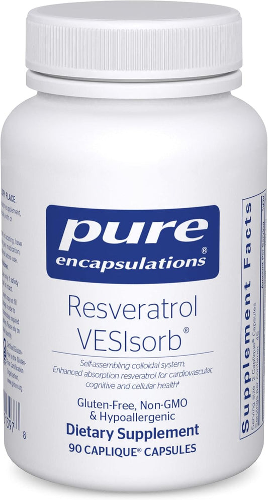 Resveratrol VES-Sorb Capsules for Cellular and Cardiovascular Health - 90 Count