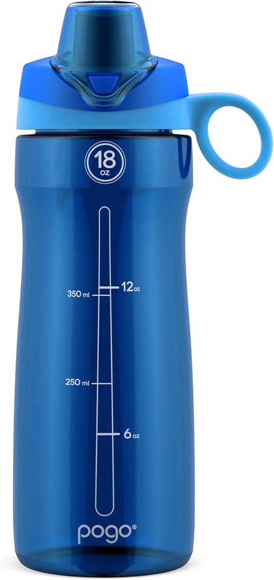 Reusable BPA-Free Plastic Water Bottle with Chug Lid, Carry Handle, and Dishwasher Safe Design - Ideal for Travel, School, Outdoors, Gym - Available in Various Sizes (18oz, 32oz, 40oz, 64oz)