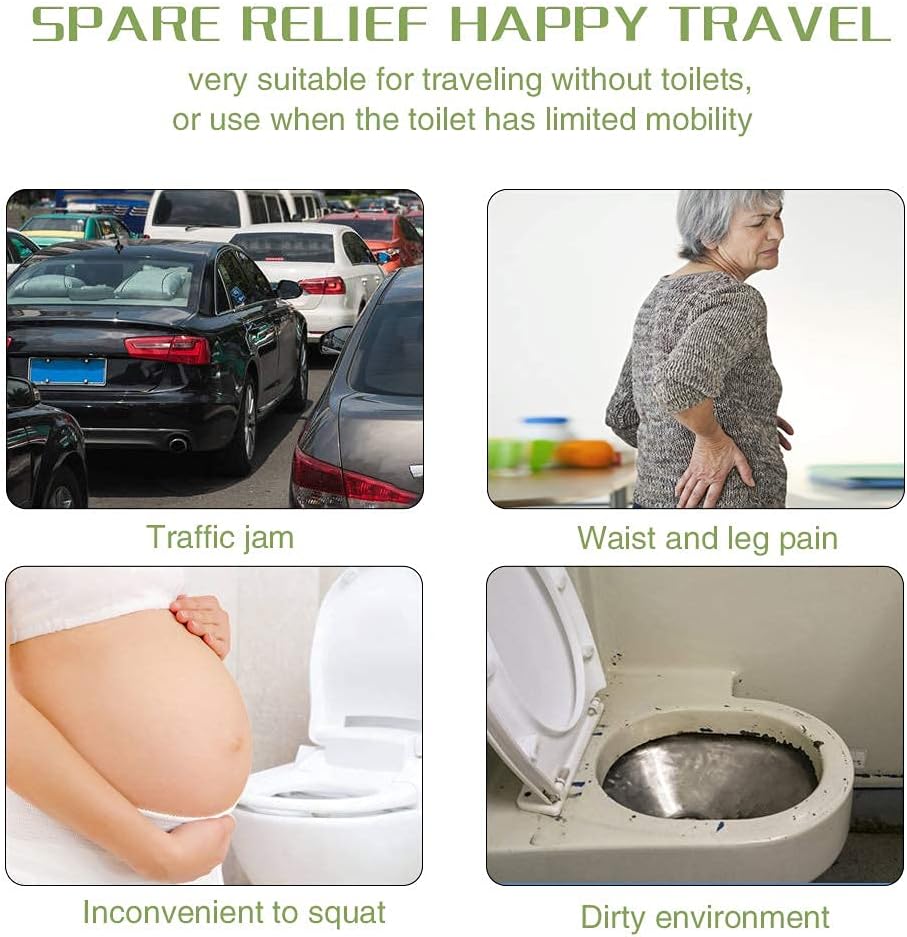 Reusable Female Urinal with Silicone Funnel - Portable Standing Urinal for Women, Ideal for Outdoor Activities, Camping, Travel