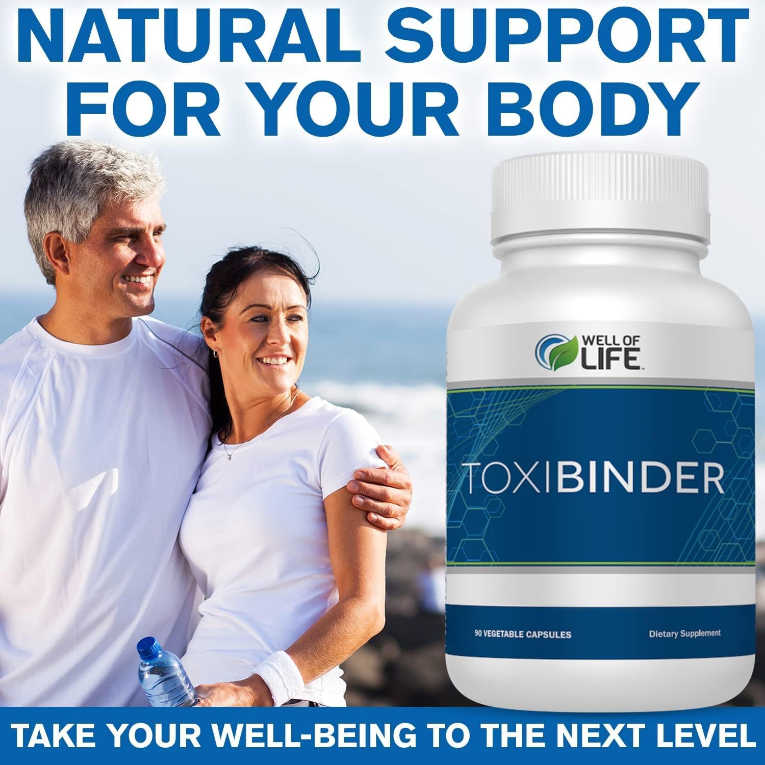 Revitalize Your Wellbeing with ToxiBinder Detox & Repair Complex - 90 Vegan Capsules - Non-GMO Blend of Humic & Fulvic Acids for Energy, Gut & Joint Health, Hydration, Nutrient Absorption
