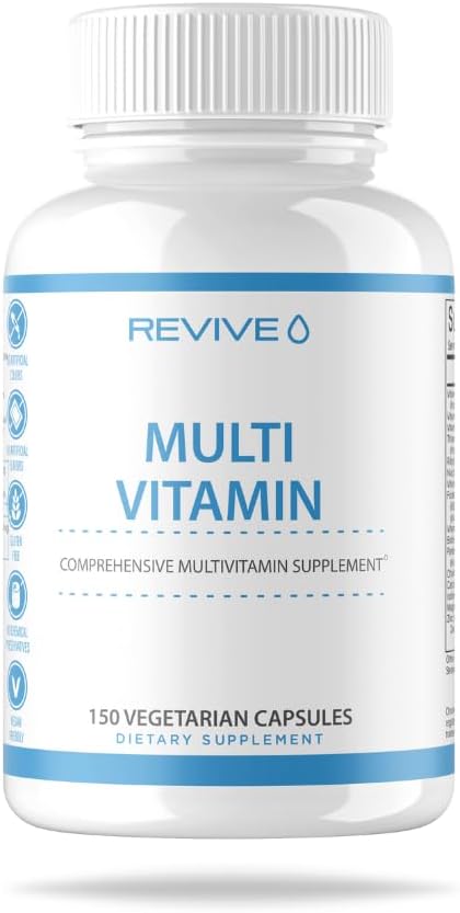 Revive MD Multi Vitamin Capsules - Boost Energy and Cellular Production for Men and Women - 60 Count