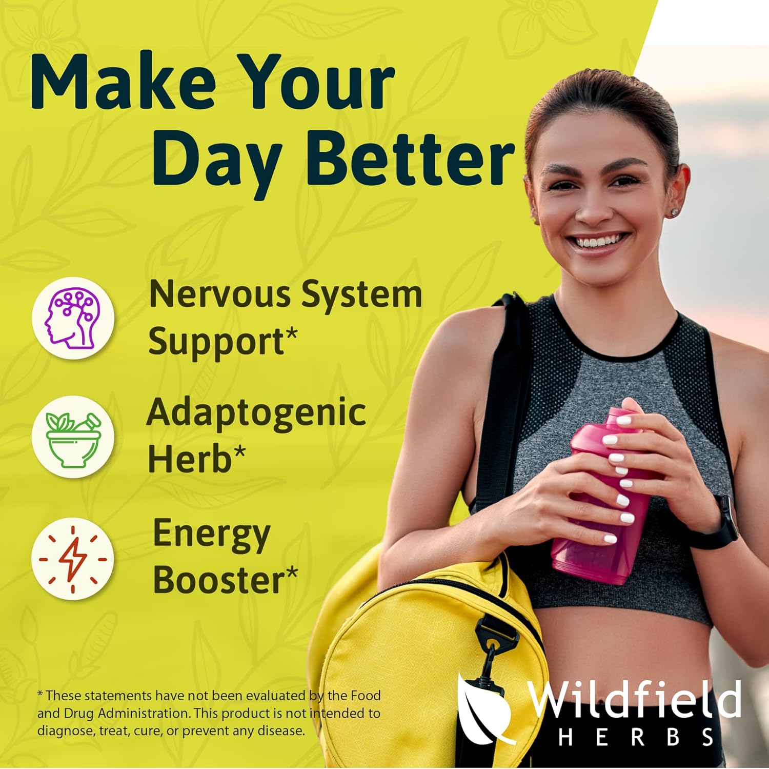 Rhodiola Rosea Supplement Drops 2100mg - 2oz, 2 Month Supply - Alcohol-Free Tincture - Wildfield Herbs