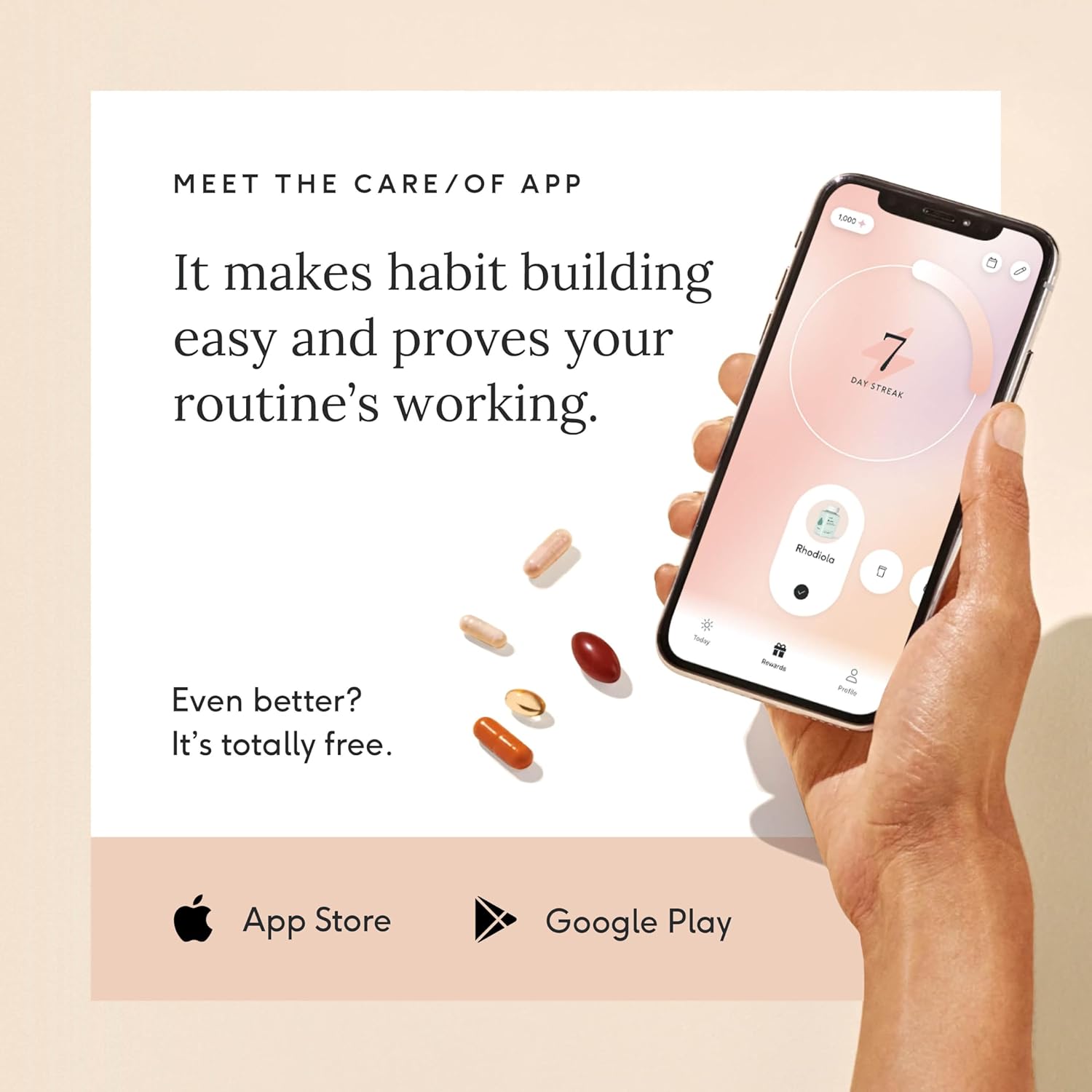 Rhodiola Rosea Supplement for Stress, Brain, Energy Support - 250mg Capsules - Adaptogenic Properties - Gluten Free - 60 Count