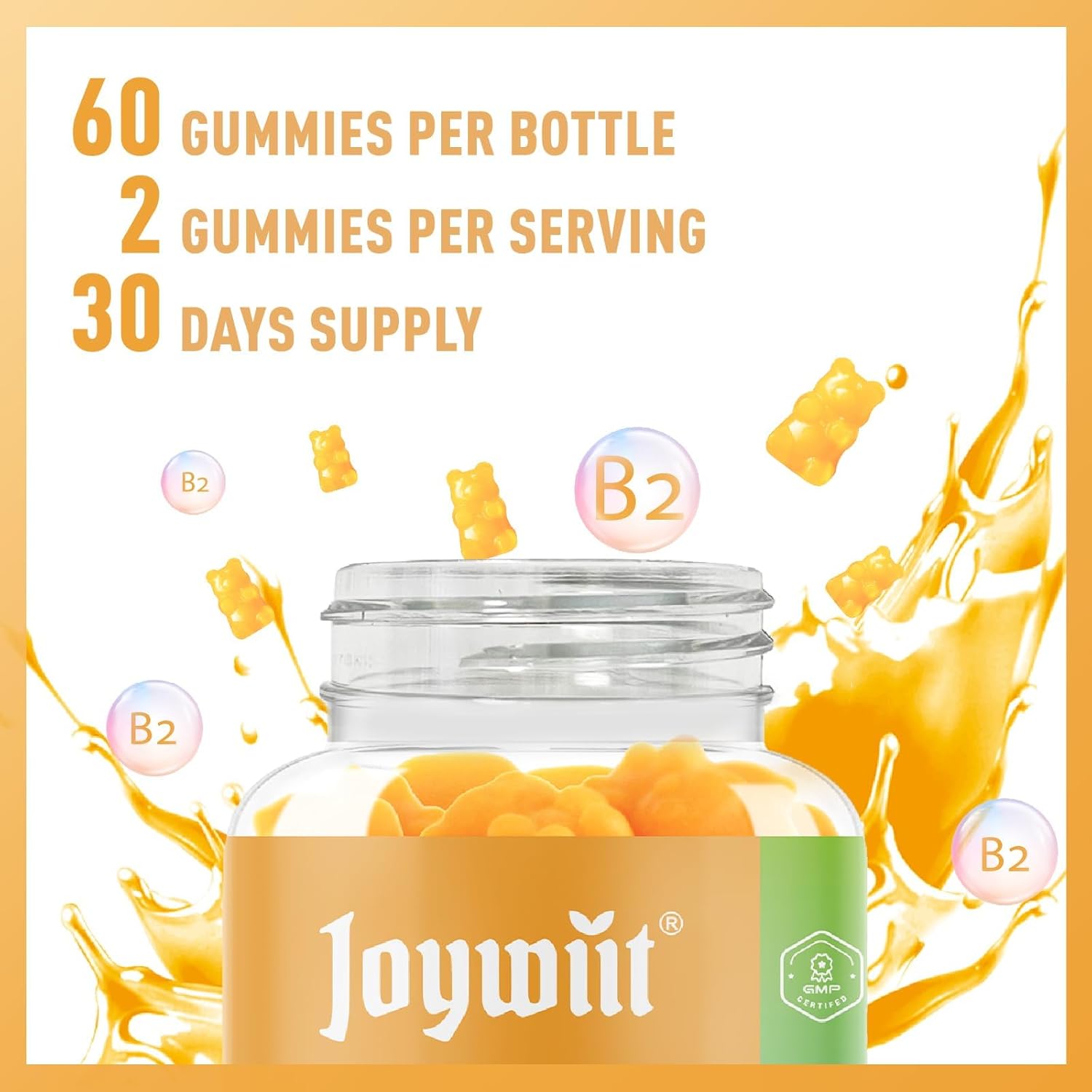 Riboflavin 400mg Gummies for Kids and Adults | Vitamin B2 Chewable Supplement for Energy & Nervous System Support | Migraine Relief - 120 Count Vegan Formula