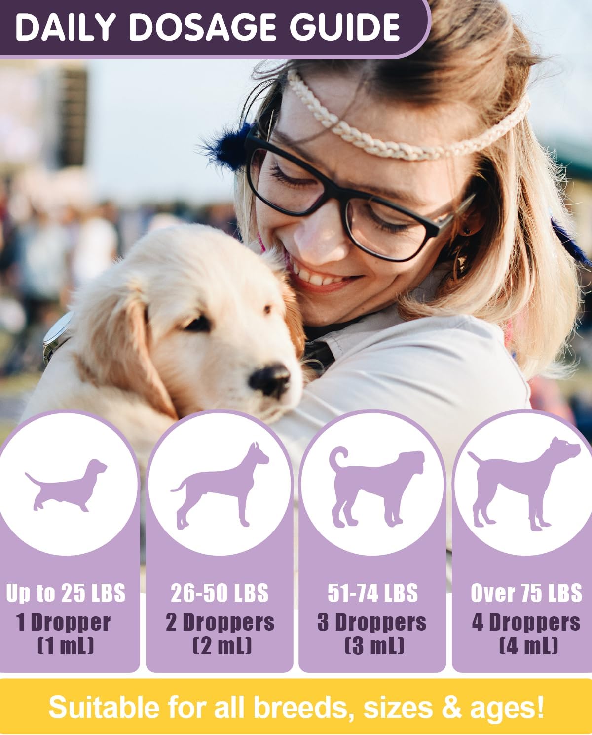 Roast Chicken Flavored Liquid Probiotics for Dogs - Supports Gut Flora, Digestive Health, Diarrhea, Allergies, and Itchy Skin