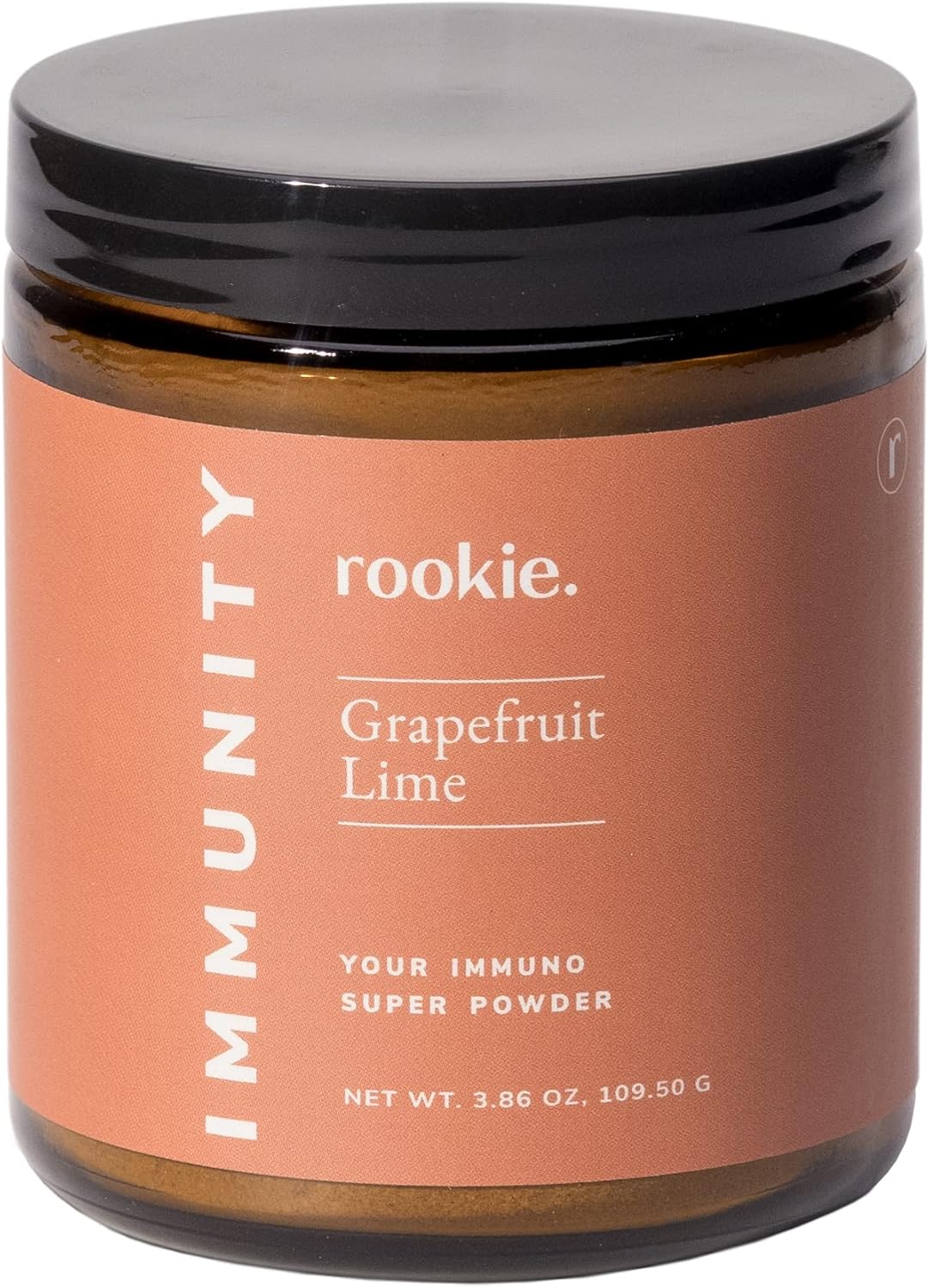 Rookie Wellness Immunity Boost Powder with Vitamin D, Elderberry, Ginger - Grapefruit & Lime Flavor - 30 Servings