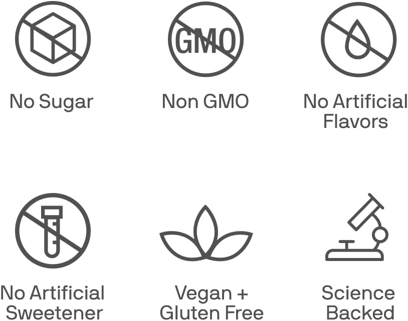 Rootine Focus Brain Support Drink Mix with Adaptogenic Herbs & Antioxidants - Boost Energy & Mood - 10 Pack