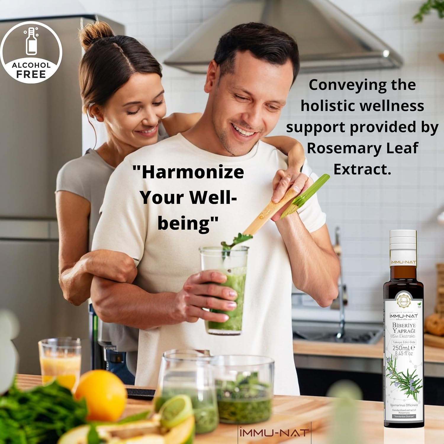 Rosemary Leaf Extract Liquid Supplement for Memory and Focus - Immune Boosting Herbal Formula - 8.5 oz