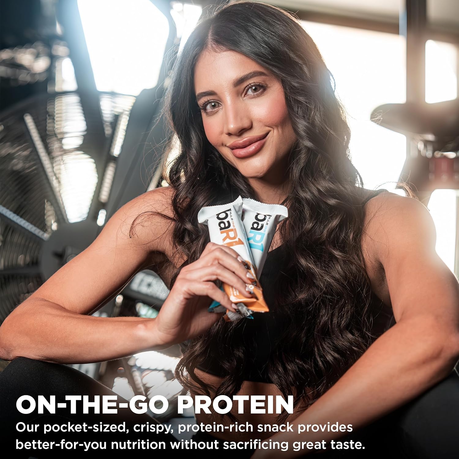 Rule 1 baR1 Crunch Bar - Birthday Cake Flavor Protein Snack Bars with 20g Protein, EAAs/BCAAs, and Fiber - 12 Count Box