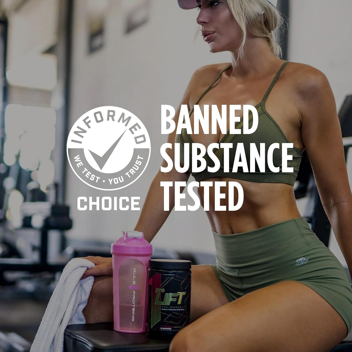 Rule 1 Proteins Rule 1 preLIFT Pre-Workout Supplement - Acai Berry Flavor, 30 Servings, Energy, Alertness, & Endurance Booster with 6g Citrulline, 3.2g Beta Alanine, 3 Caffeine Sources + 20 Others