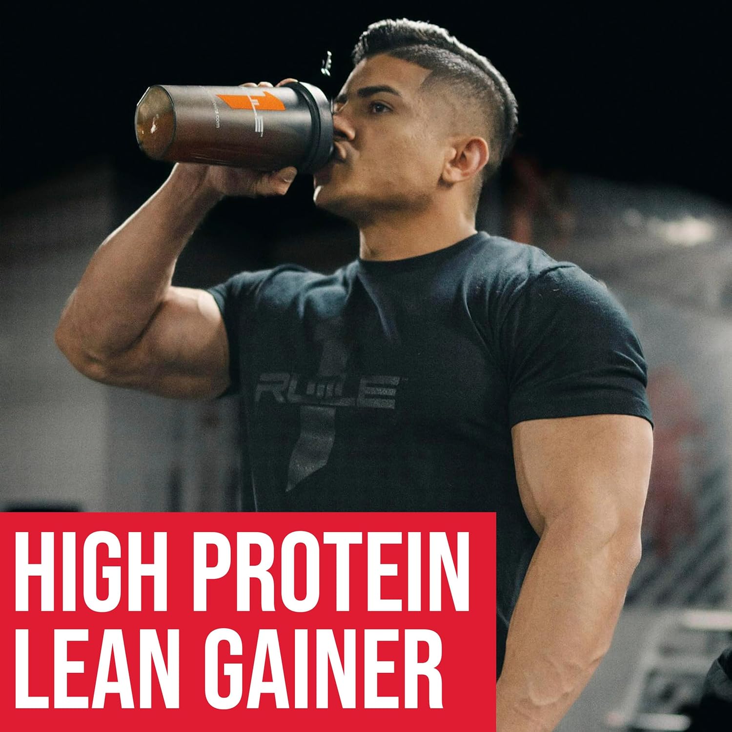 Rule One Proteins R1 Clean Gainer - High-Protein Lean Gain Formula with 560 Calories, 30g Protein, 90g Carbs, Under 6g Fat - Chocolate Fudge - 15 Servings