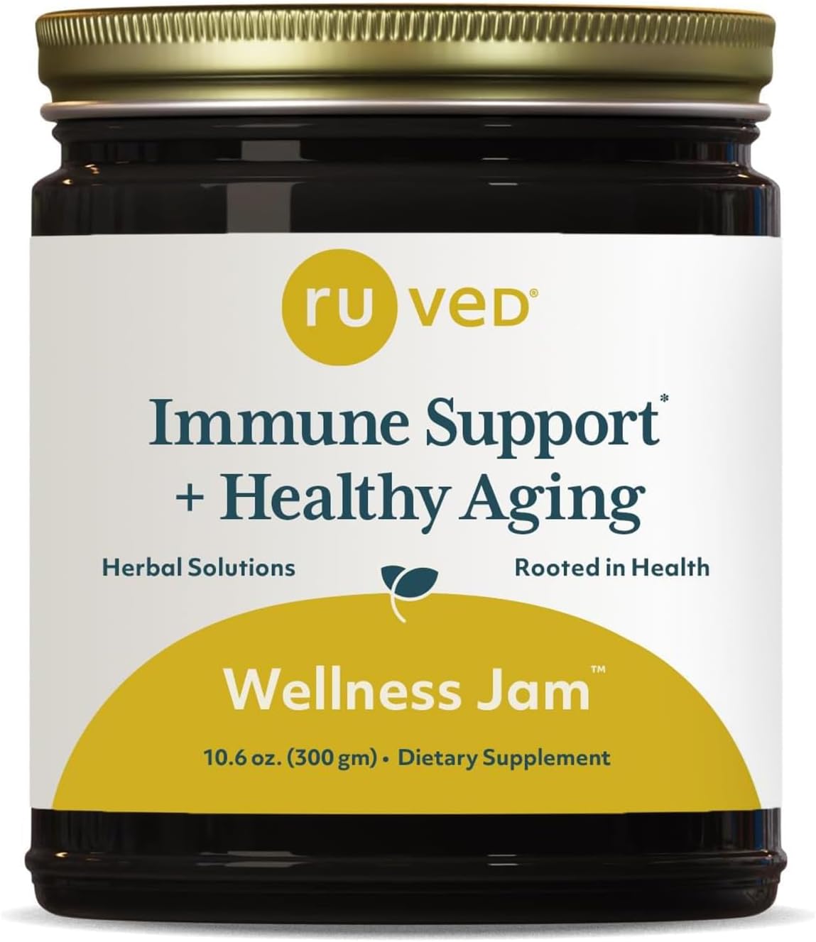 RUVED Wellness Jam with Amla and Enhanced Chyawanprash for Immune and Digestive Support - 10.6 oz