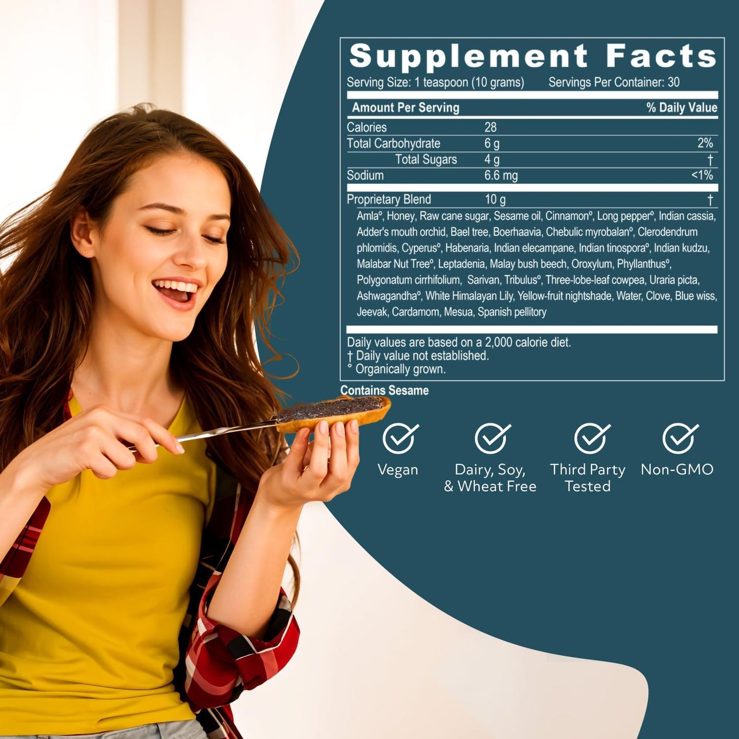 RUVED Wellness Jam with Amla and Enhanced Chyawanprash for Immune and Digestive Support - 10.6 oz