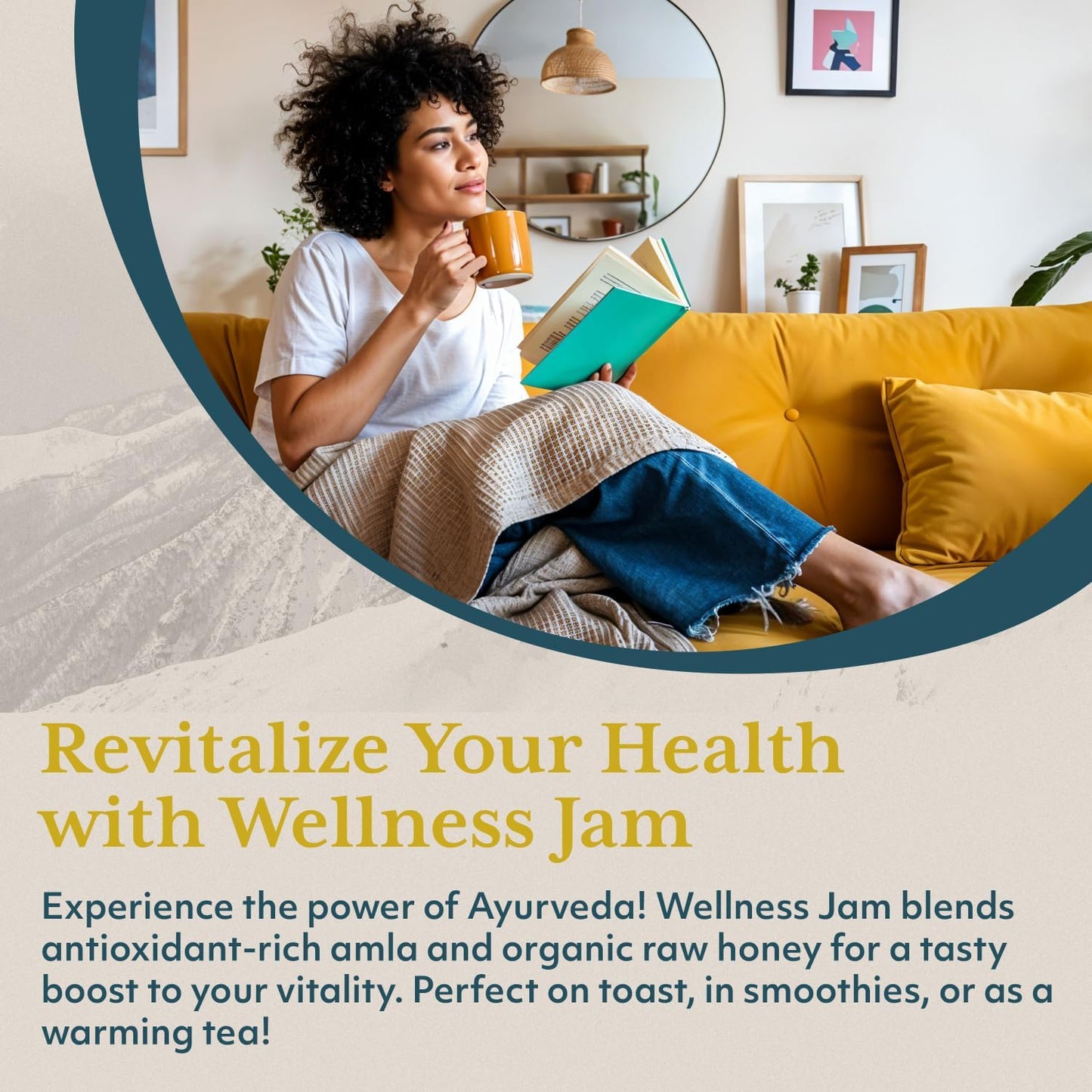 RUVED Wellness Jam with Amla and Enhanced Chyawanprash for Immune and Digestive Support - 10.6 oz