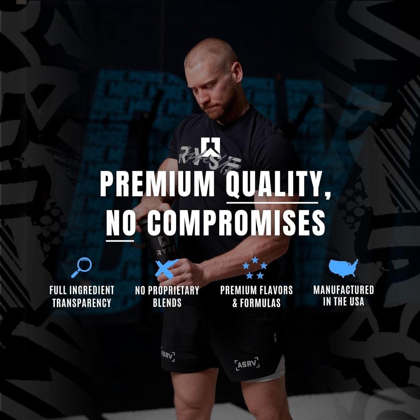 RYSE Project: Blackout Pump Cap Max - Stimulant Free Formula for Max Muscular Blood Flow - 120 Capsules