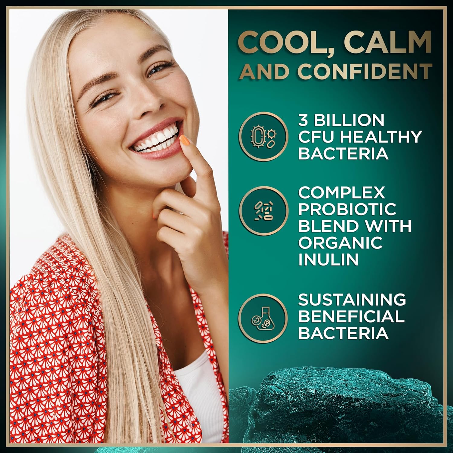Saffron Extract Supplement and Dental Probiotics Bundle for Health and Wellness
