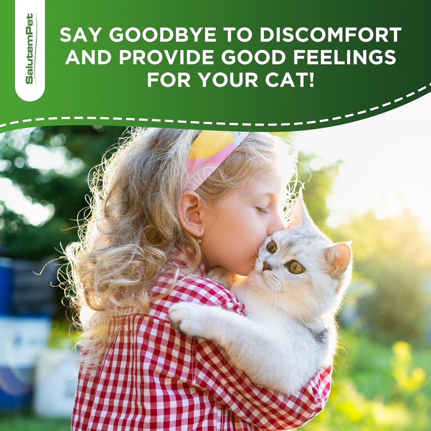 SalutemPet Cat Kidney Support with Milk Thistle - Herbal Supplement for Cats of All Breeds - Chicken Flavor - 2 Oz