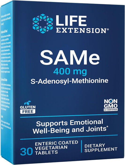 Same Supplement for Mood, Joint, and Liver Support - Gluten-Free, Non-GMO, Vegetarian - 30 Tablets