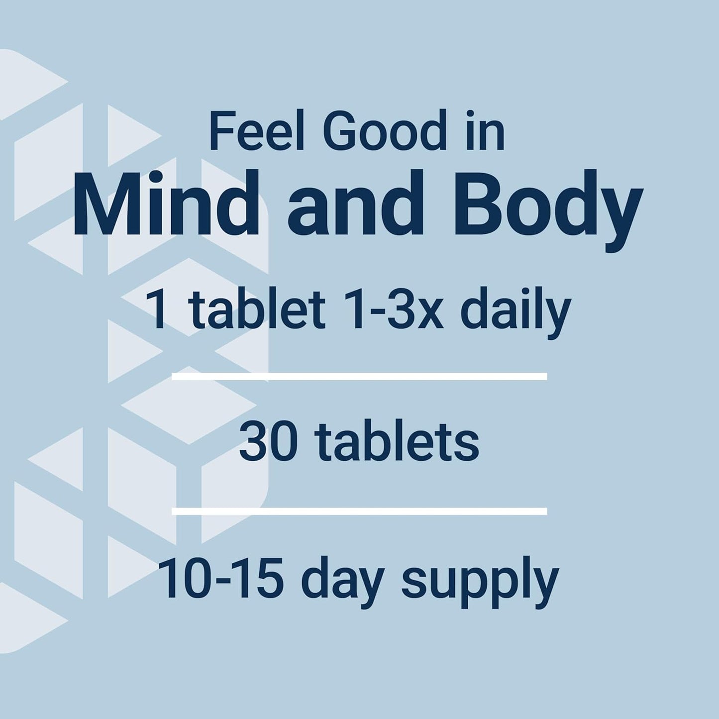 Same Supplement for Mood, Joint, and Liver Support - Gluten-Free, Non-GMO, Vegetarian - 30 Tablets