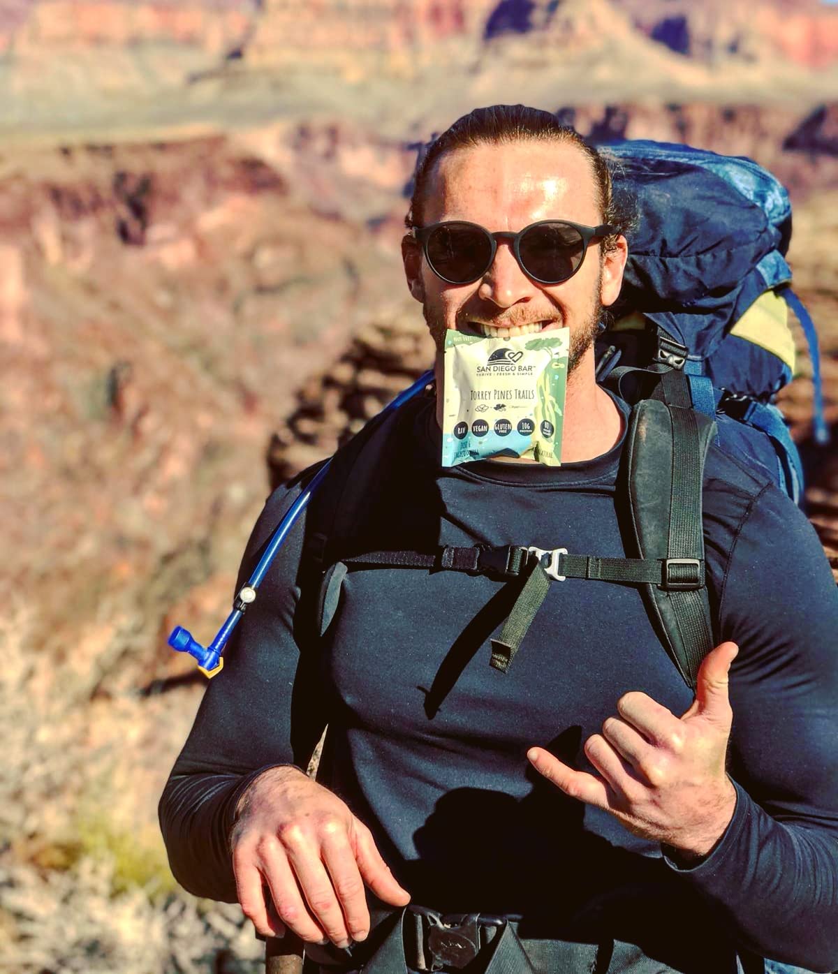 San Diego Bar-Torrey Pines Trails Vegan Protein Bars with Pumpkin and Sun Flower Seeds - Gluten and Sugar Free, Breakfast, Energy, and Snack Bars with 6 Whole Food Ingredients