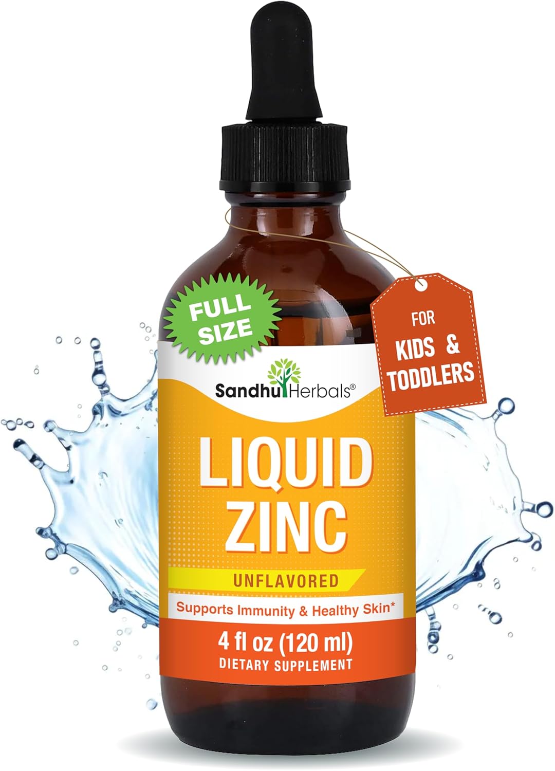 Sandhu Herbals Sea Moss Capsules & Liquid Zinc Drops - Supplement for Men & Women - Made in USA