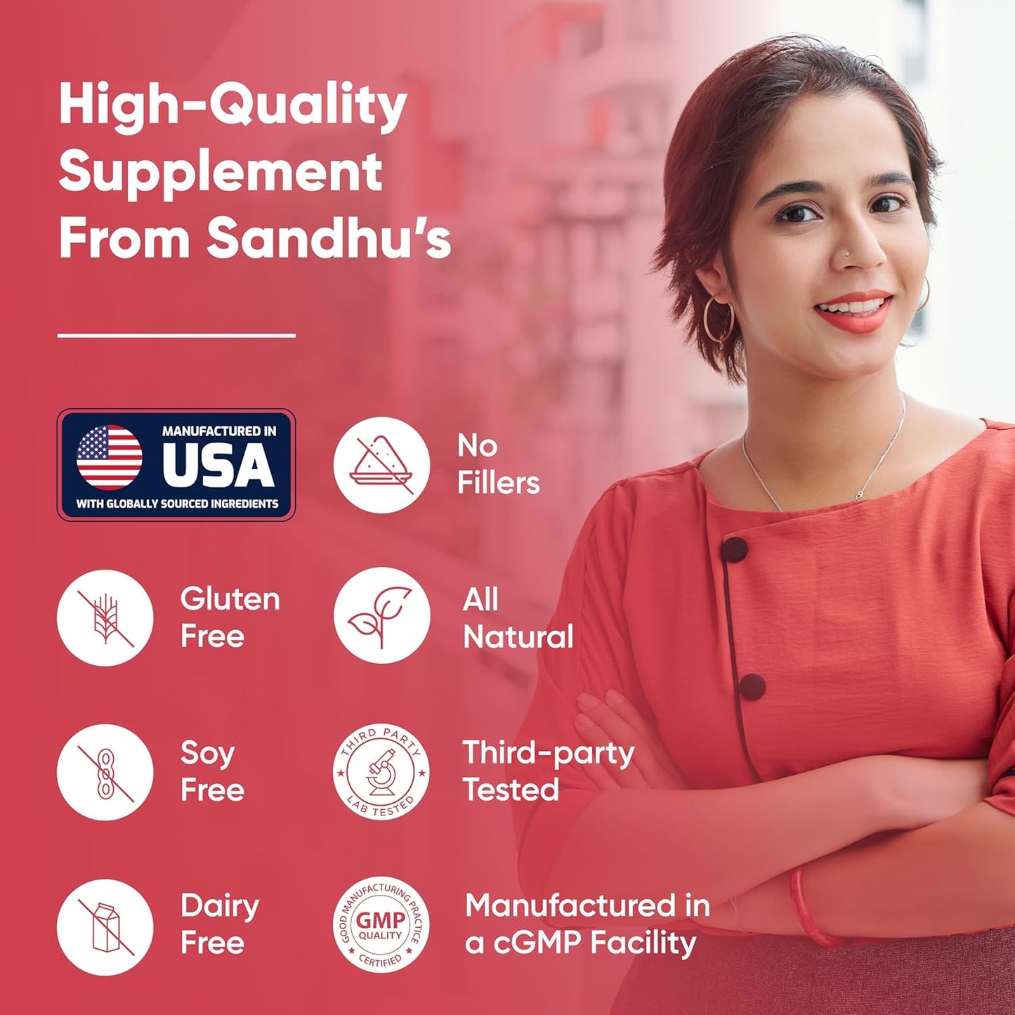 Sandhu's Beet Root Powder Capsules with Bioperine for Enhanced Absorption | Antioxidant-Rich Formula with Grape Seed Extract | 60 Capsules, Made in USA