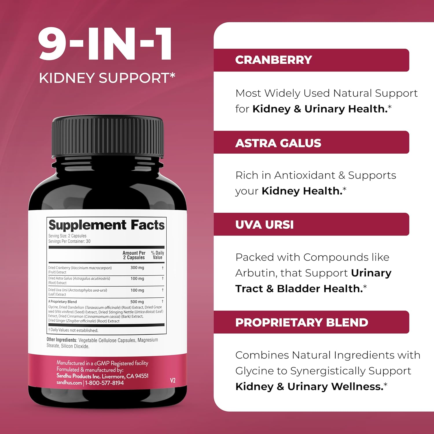 Sandhu's Liver & Kidney Support Combo | Promotes Healthy Liver, Kidney, & Urinary Tract