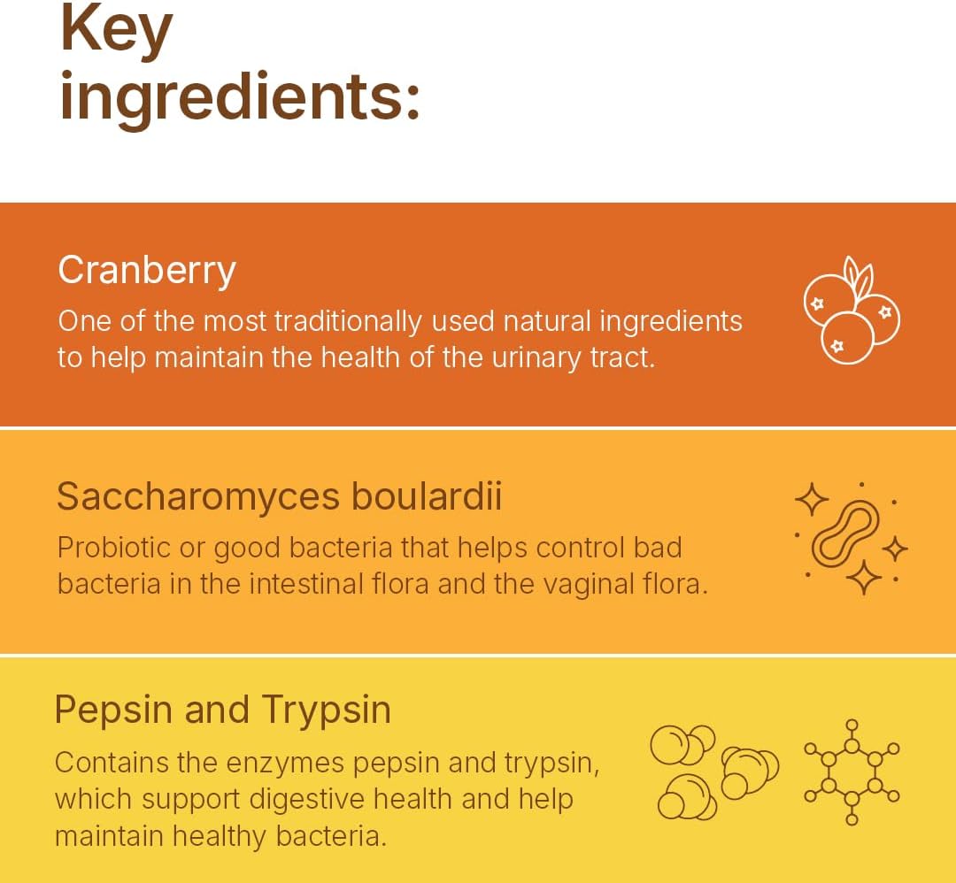 Santo Remedio Urinary Tract Supplement with Cranberries & Probiotics - Reduce UTIs, Non-GMO, 30 Servings