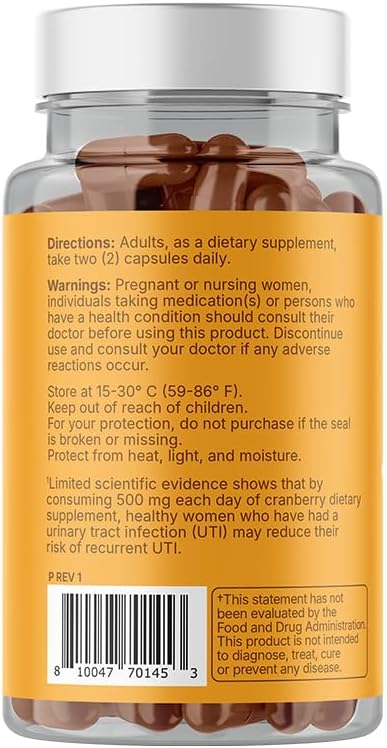 Santo Remedio Urinary Tract Supplement with Cranberries & Probiotics - Reduce UTIs, Non-GMO, 30 Servings