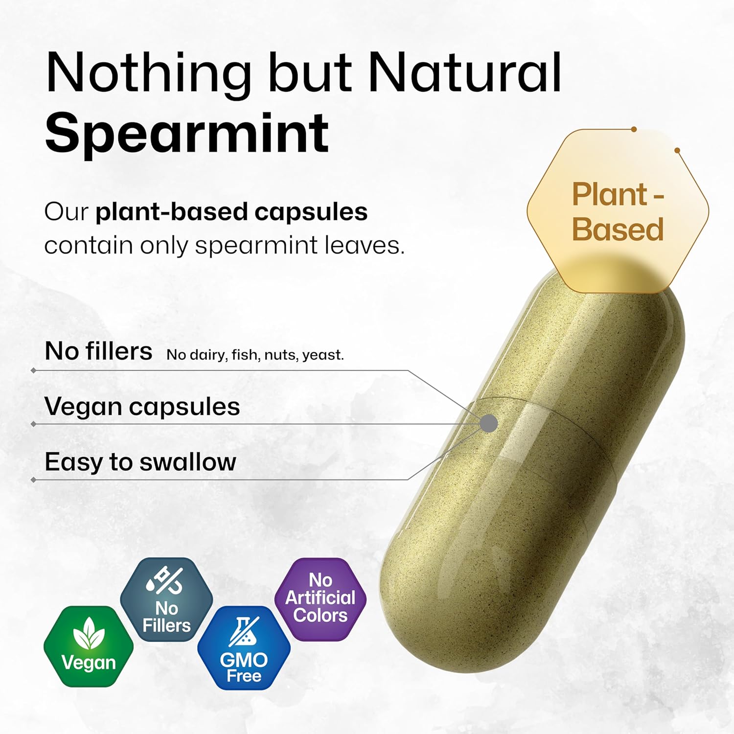 Sarsaparilla and Spearmint Herbal Capsules Combo - 500 Capsules