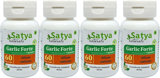 Satya Naturals Lahsan Extract Capsules 500mg - Ayurvedic Herbal Supplement for Men and Women - 240 Veg Capsules