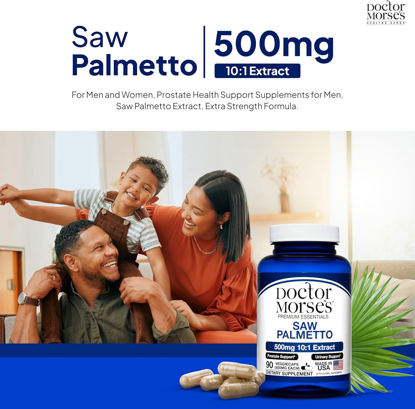 Saw Palmetto and Cranberry Bundle 5000mg & 30000mg - Prostate & Urinary Health Support for Men and Women - FDA-Registered, NSF-Certified - 90 Capsules