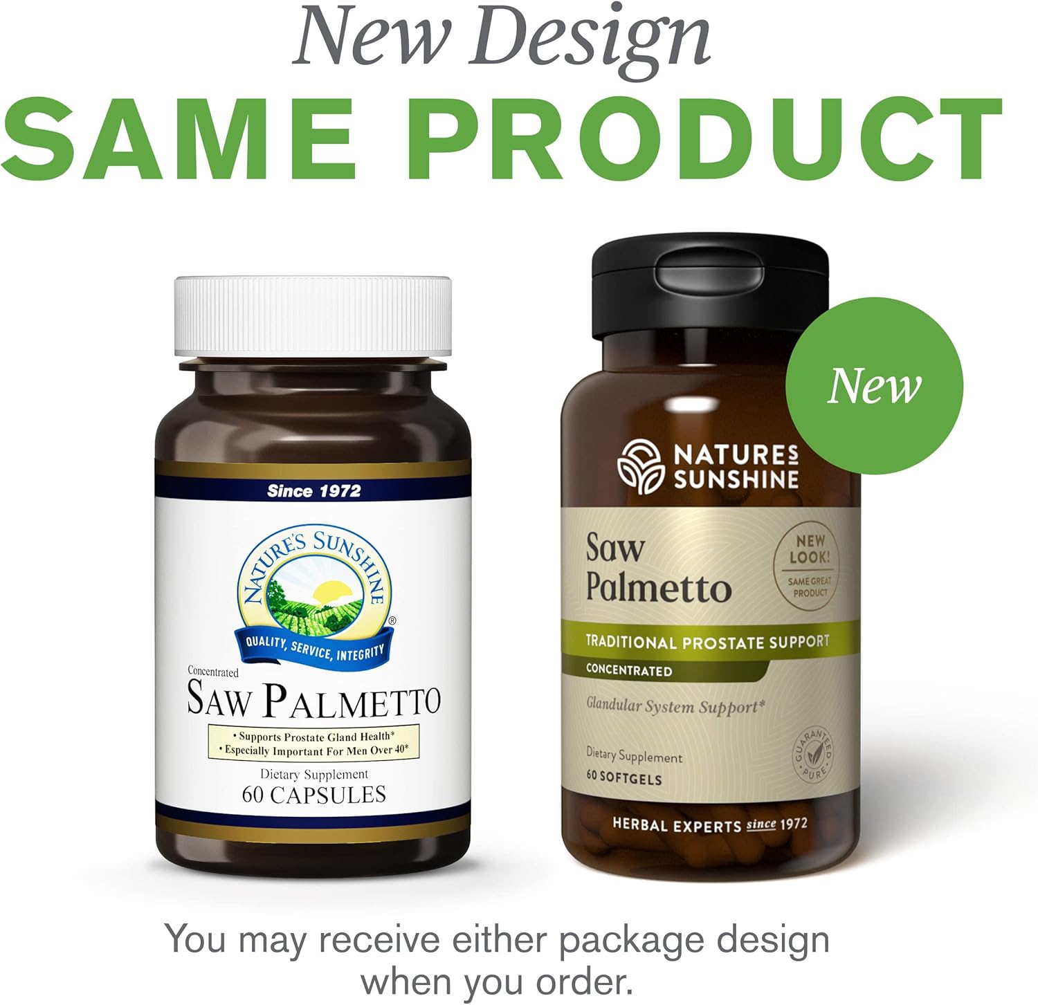 Saw Palmetto Concentrate for Men Over 40 - Promotes Prostate Health & Hormone Balance - 60 Softgels