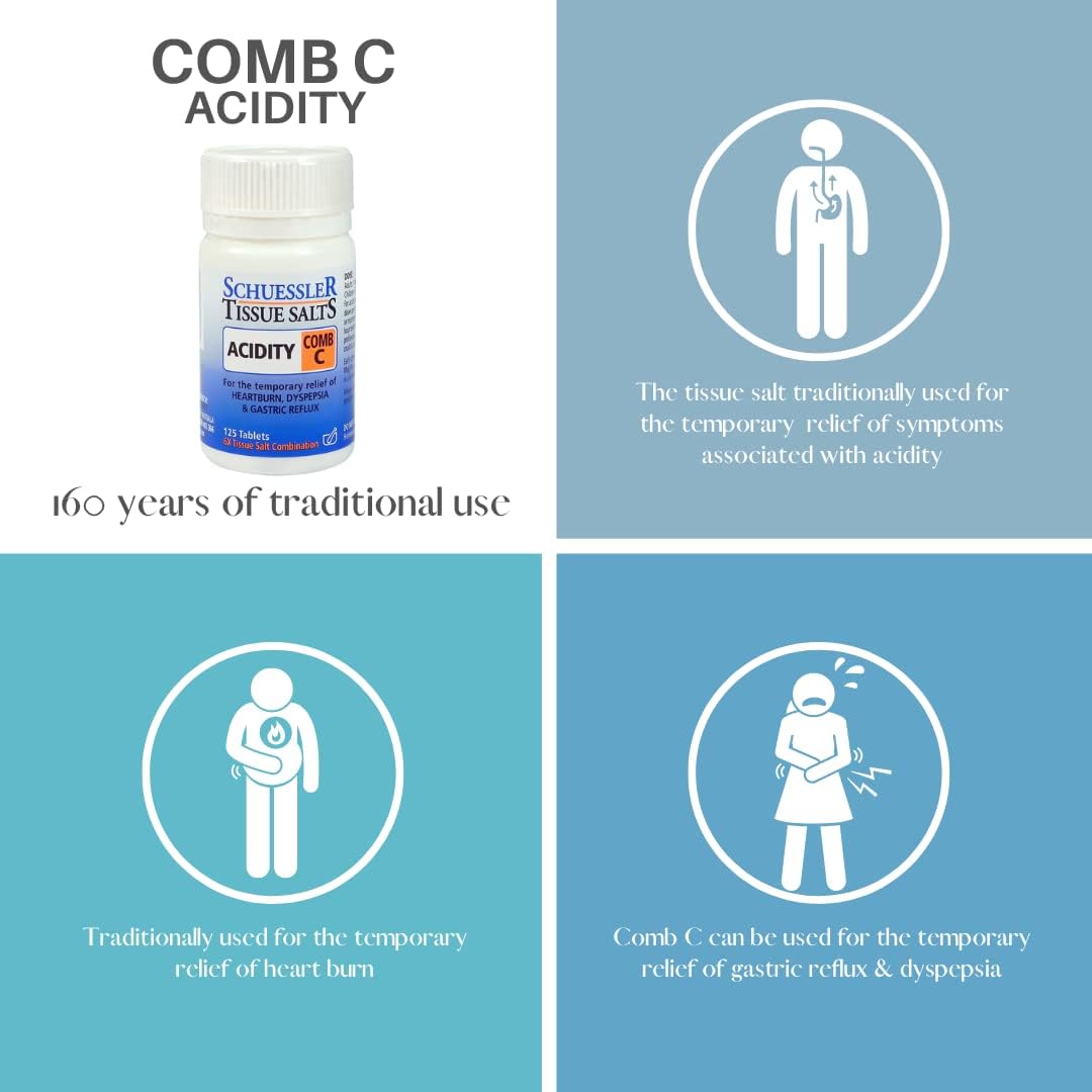 Schuessler Combination C Tissue Salts Tablets - Natural Cell Salt Remedy