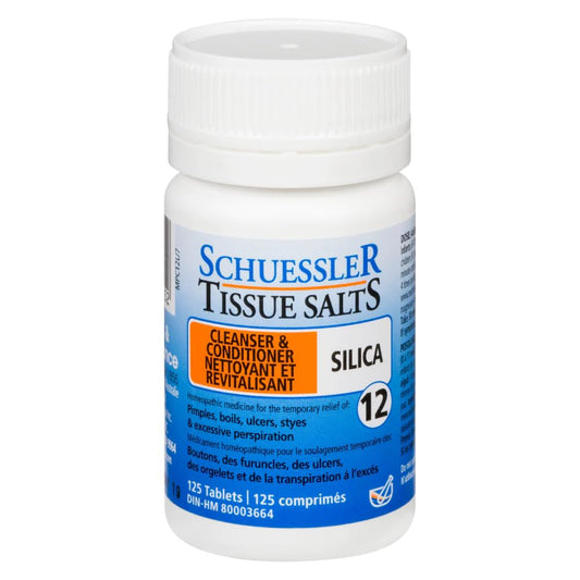 Schuessler Tissue Salts Silica 100 Tablets - Essential Mineral Supplement