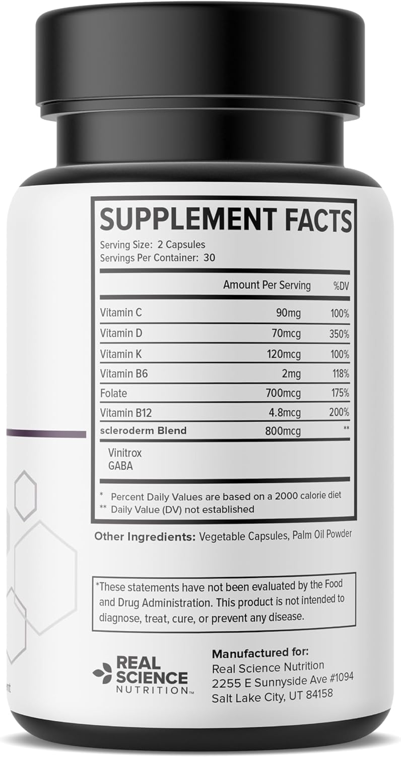 ScleroEase Miracle: Natural Relief for Scleroderma, Supports Skin Health, Joint Mobility, and Digestion