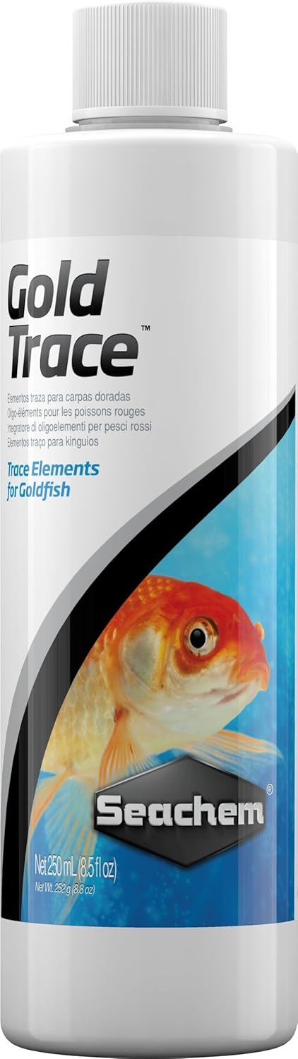 Seachem Gold Trace Liquid Fish Tank Supplement - 250 mL / 8.5 fl. oz.