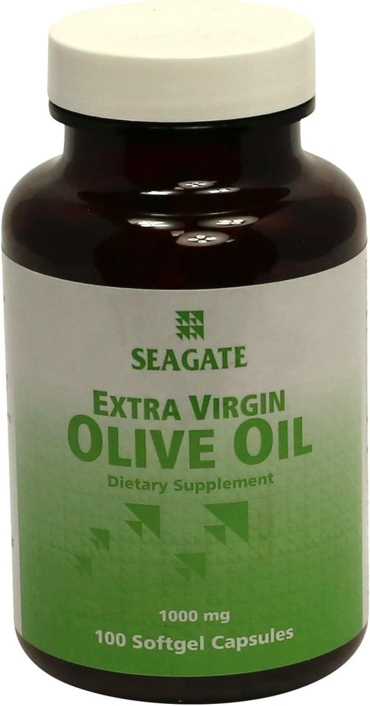 Seagate Extra Virgin Olive Oil Soft-Gels 1000 mg - 100 Count Pack