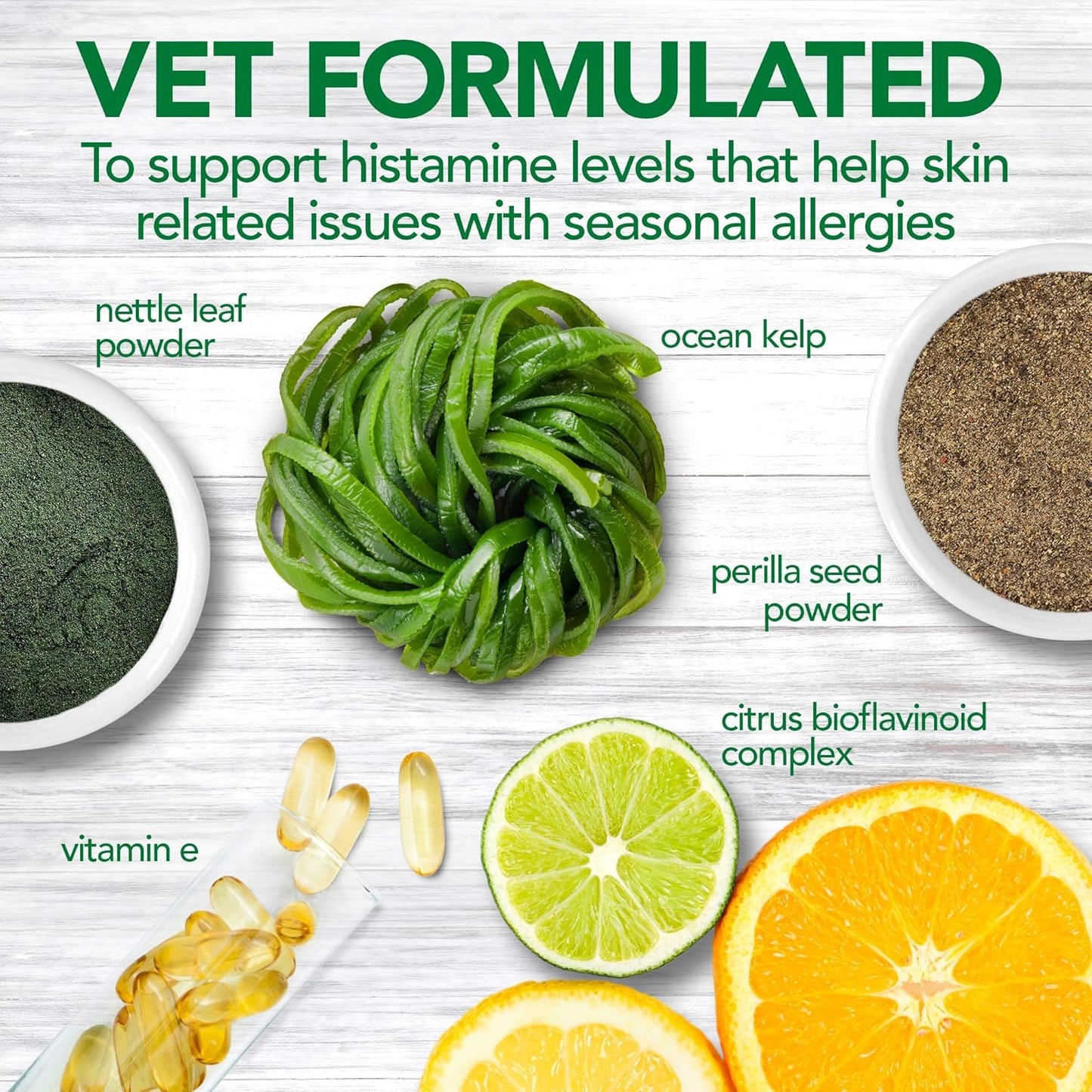 Seasonal Allergy Relief Soft Chews for Dogs | Soothes Skin Irritation from Allergies | 30 Day Supply