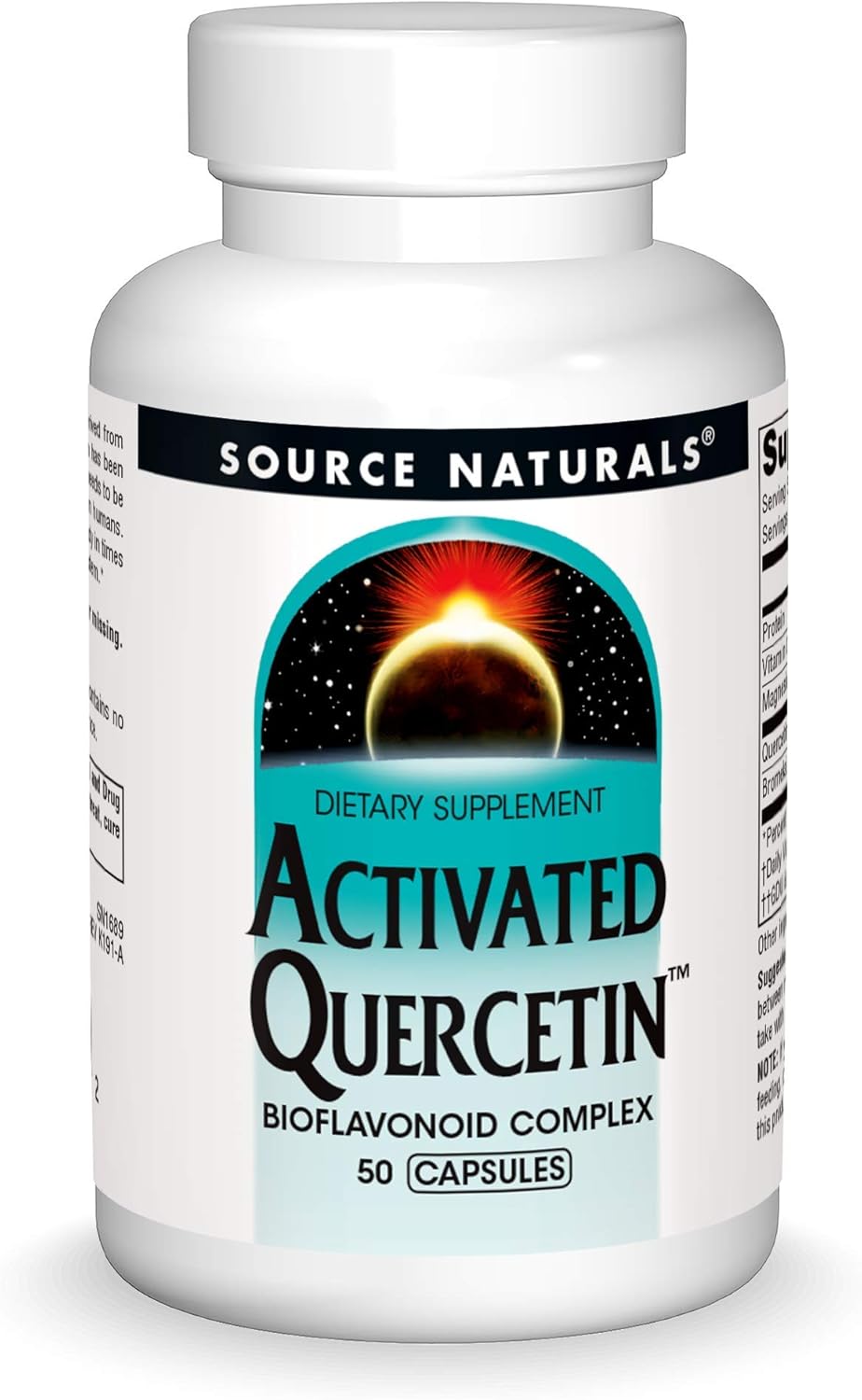 Seasonal and Immune Support with Source Naturals Activated Quercetin - 50 Capsules