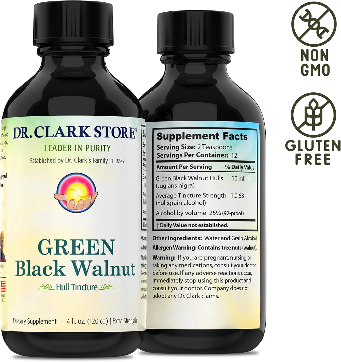 SelenoExcell Selenium Supplement with Green Black Walnut - 100 Capsules by Dr. Clark Store