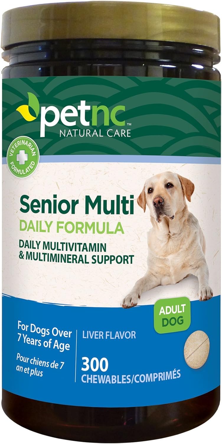 Senior Dog Multivitamin Chewables - PetNC Natural Care Formula