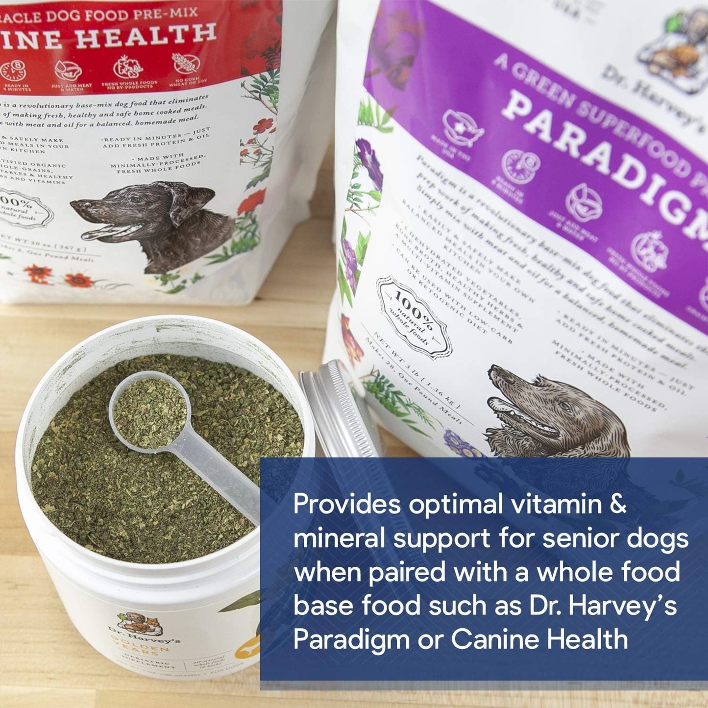 Senior Dogs' Golden Years Herbal Supplement by Dr. Harvey - 7 Oz