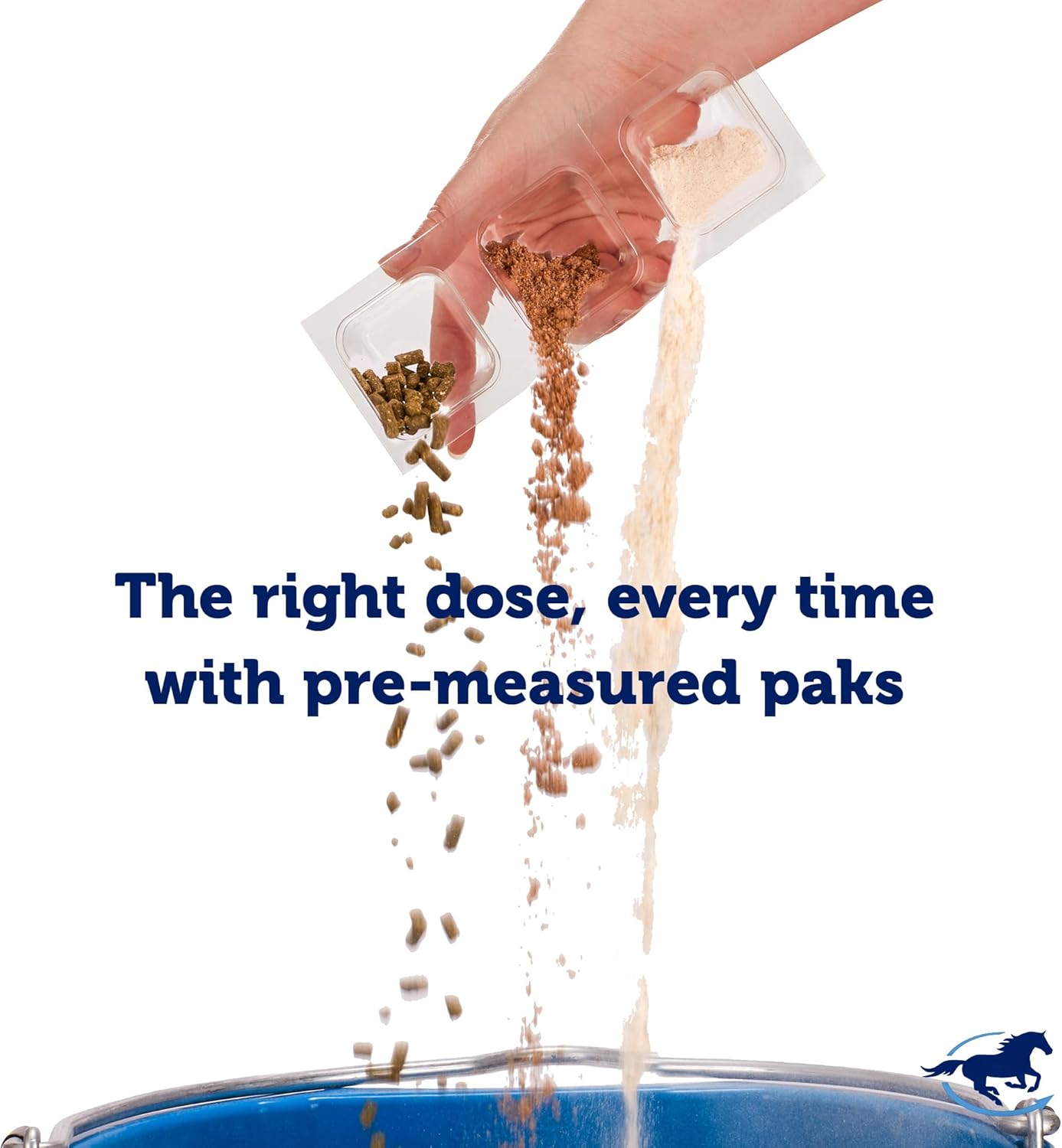 Senior Horse Digestive Health and Antioxidant Support Pack - SmartPak with Prebiotics, Probiotics, Turmeric, and Flax Seed - Ready-to-Use Formula