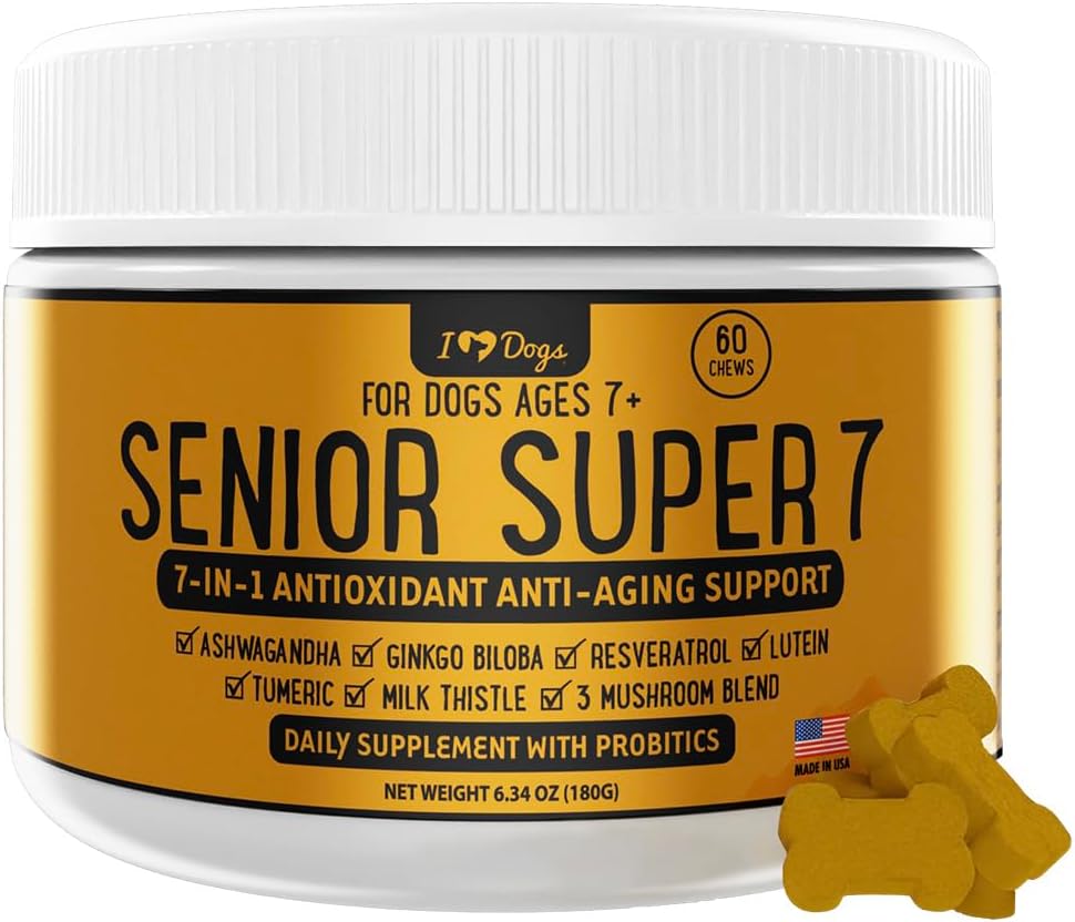 Senior Super 7 Dog Multivitamin with Anti-Aging Support