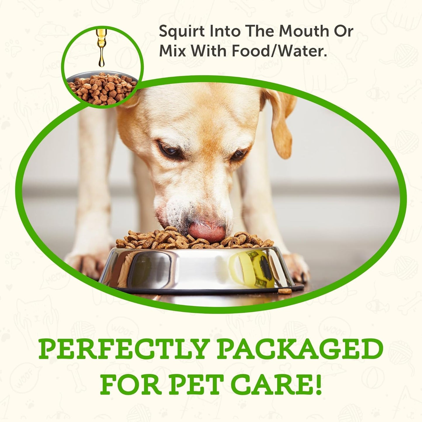 Senior Support Herbal Supplement for Dogs & Cats - Milk Thistle for Kidney Support - 2 Fl Oz